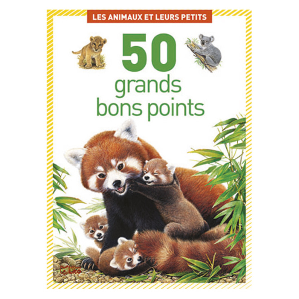 LITO DIFFUSION Bote de 50 grandes image thme les animaux et leurs petits