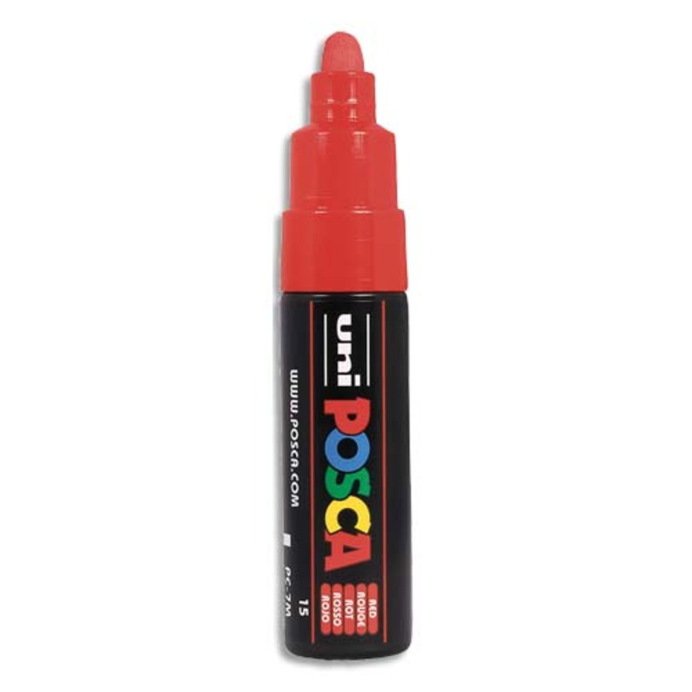 UNI POSCA POSCA Marqueur Rouge PC7M R