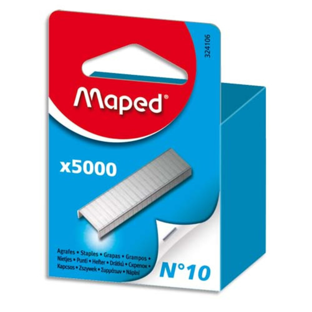 MAPED Bote de 5000 agrafes N10 324106-0