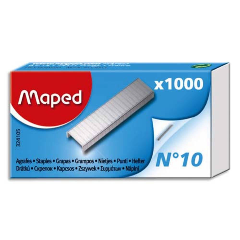 MAPED Bote de 1000 agrafes N10 324105-3