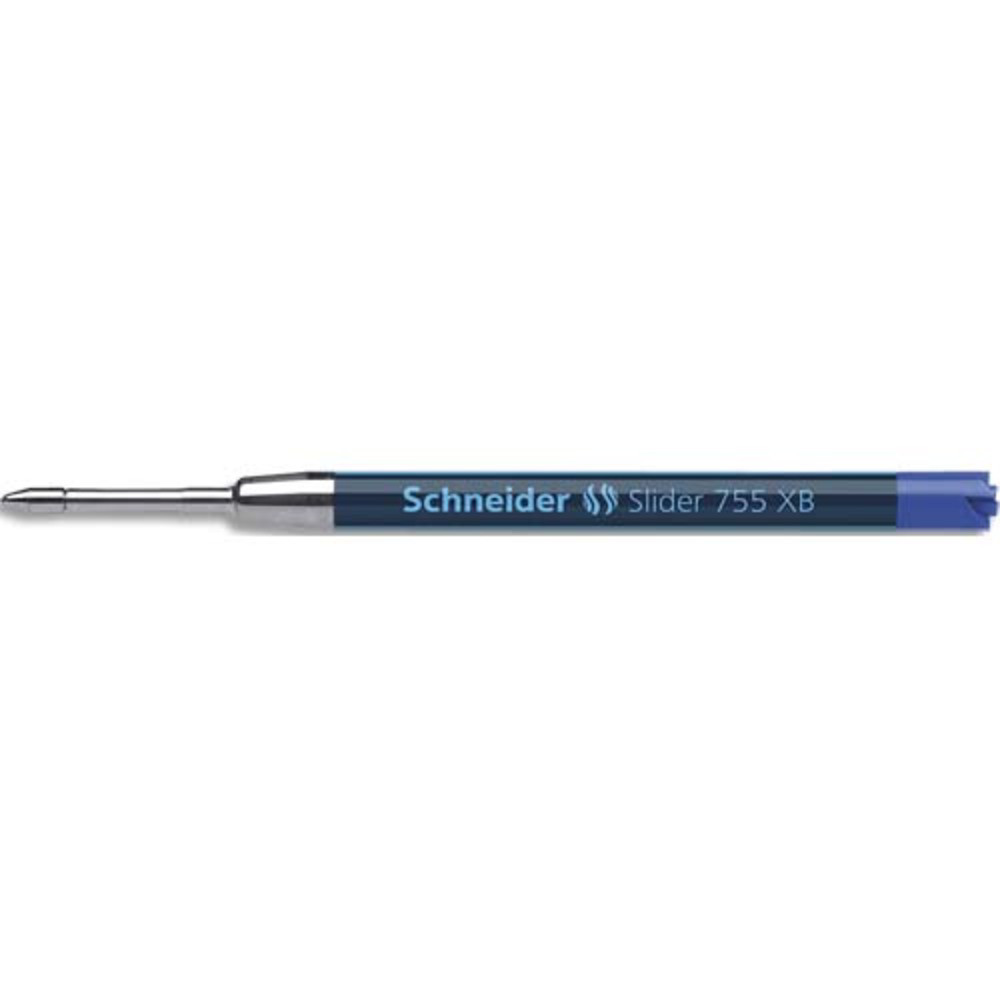 SCHNEIDER Recharge bille slider 755 XB - Encre viscoglide Bleu
