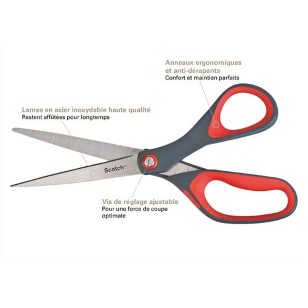 SCOTCH Ciseaux Prcision 20cm. Garantie  vie
