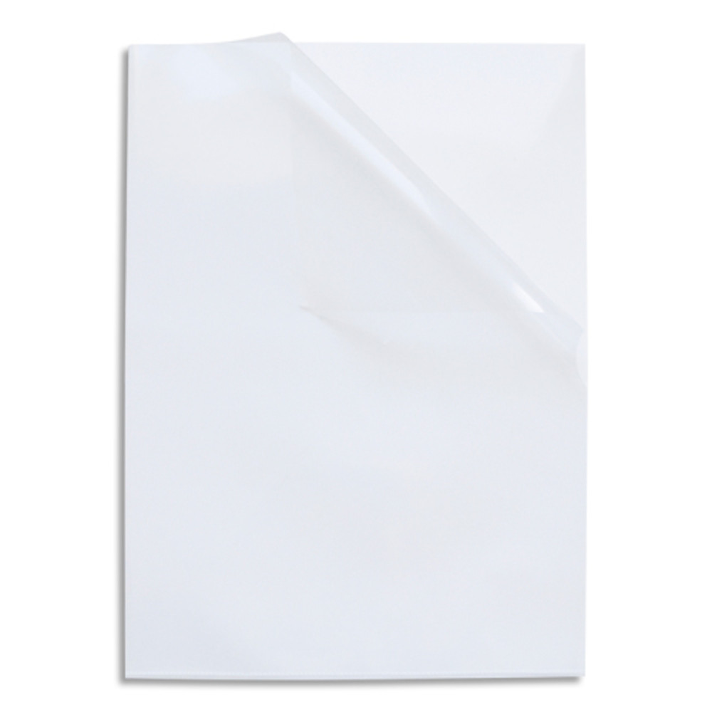 OXFORD Sachet de 10 pochettes-coin incolore en polypropylne lisse 17/100e. Format A3. Coloris incolore