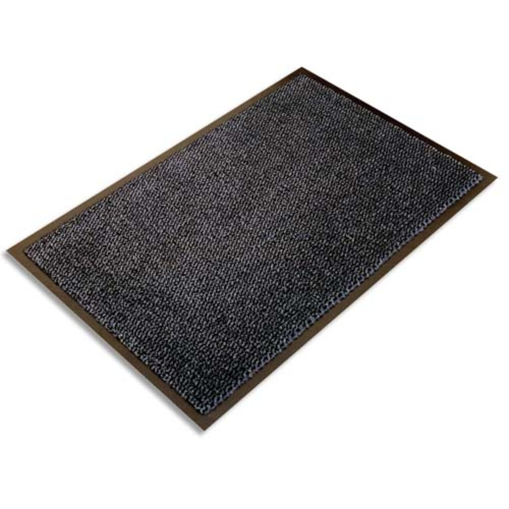 FLOORTEX Tapis d'accueil Ultimat Gris vinyle, nylon et fibres renforces 120 x 180 cm paisseur 9 mm