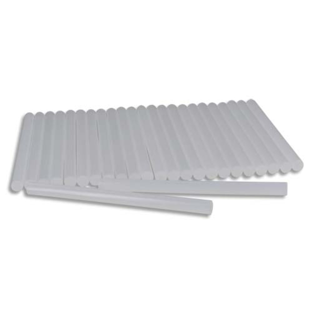 O COLOR O'COLOR Sachet de 25 btons de colle opaque classique pour pistolet, diamtre 7 mm, longueur 10 cm