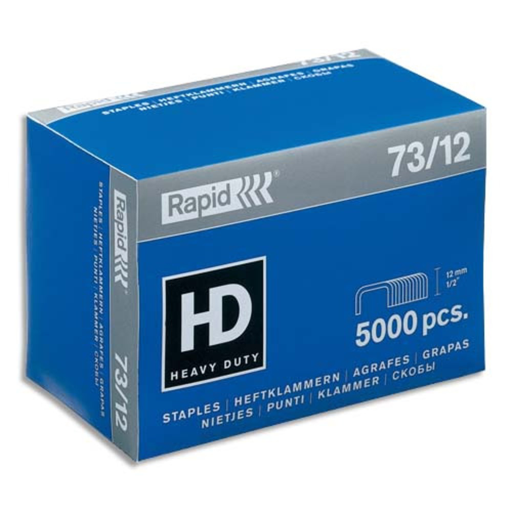RAPID Agrafes N73/12 en bote de 5000
