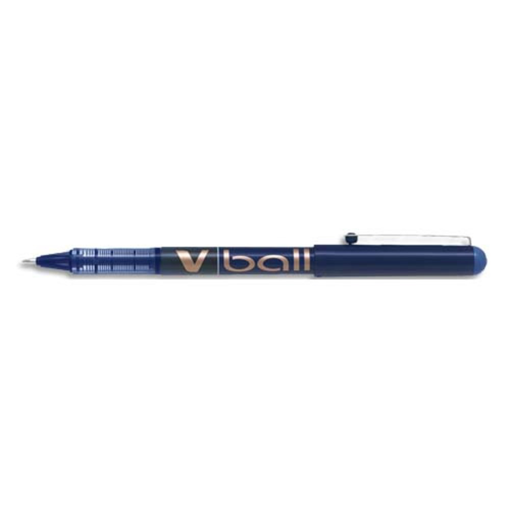 PILOT Stylo Roller pointe mtal 1,0 mm encre liquide Bleu V-BALL 1,0