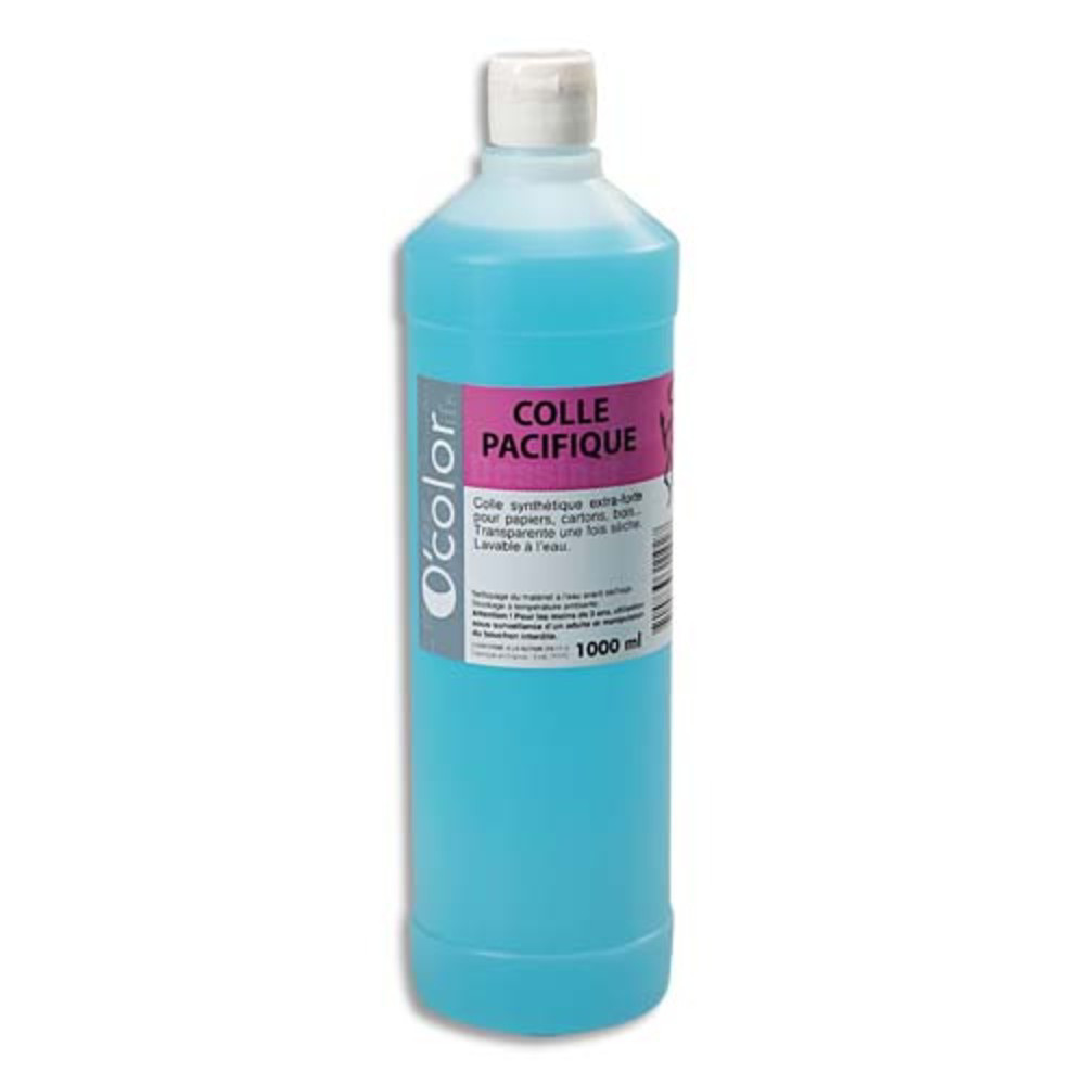 O+COLOR+O%27COLOR+1litre+colle+synthetique+forte.+Non+toxique.+Lavable+à+l%27eau.+Collage+papiers+et+cartons.