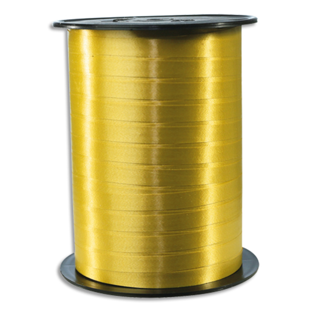 CLAIREFONTAINE Bobine bolduc de comptoir 500x0,7m. Coloris Or lisse
