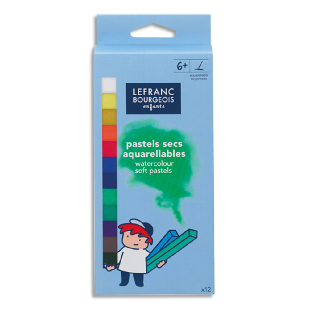 LEFRANC & BOURGEOIS LEFRANC BOURGEOIS Bote 12 pastels tendres. Coloris assortis