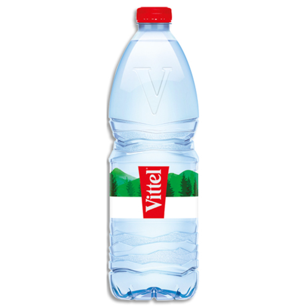 VITTEL Bouteille plastique d'eau 1 litre minrale plate