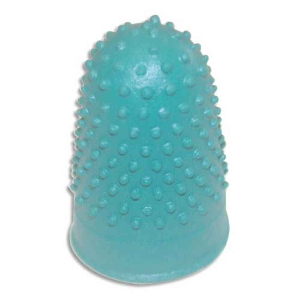 WONDAY Sachet 12 doigtiers caoutchouc synthtique Taille n0 - Diamtre 17 mm - coloris vert