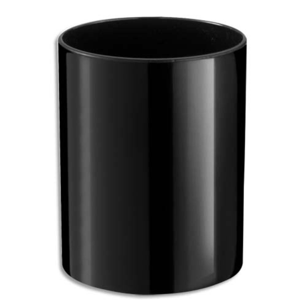 WONDAY+Pot+à+crayons+en+polystyrene.+Dim+(Øxh)+:+6,8+x+8,6+cm.+Coloris+Noir