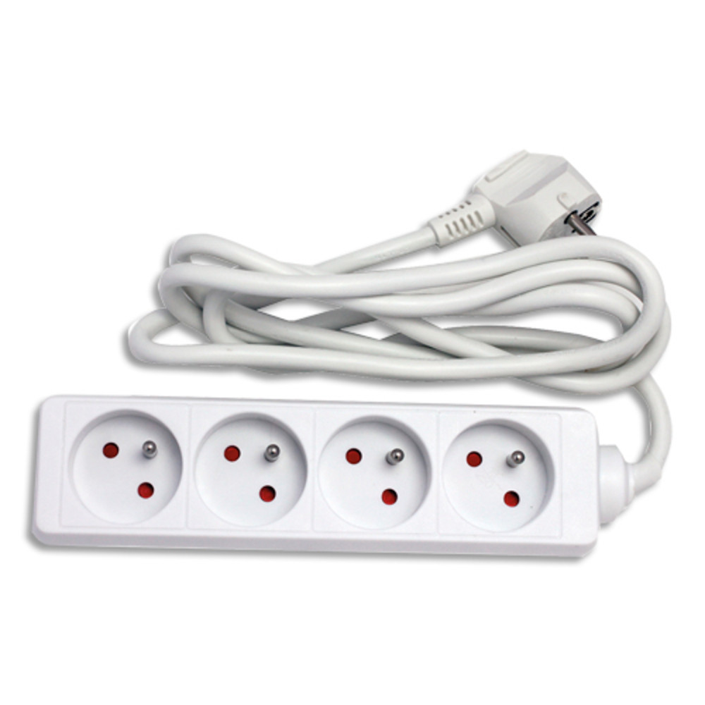 WONDAY Bloc multiprises lectriques 4 prises lectriques 1,5m GAE100362/B7505.04