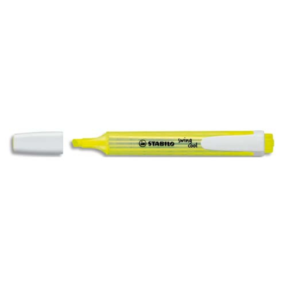 STABILO swing cool surligneur pointe biseaute - Jaune fluo