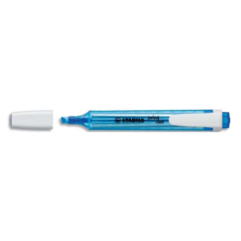 STABILO swing cool surligneur pointe biseaute - Bleu fluo