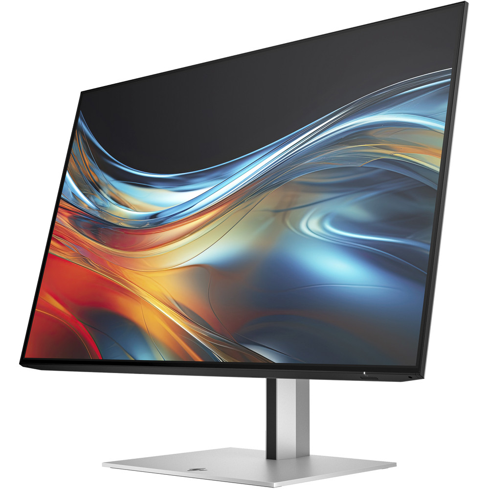 HP Écran WUXGA 24 pouces Série 7 Pro - 724pn, 61 cm (24'), 1920 x 1200 pixels, WUXGA, 5 ms, Noir, Argent 8X534AA#ABB