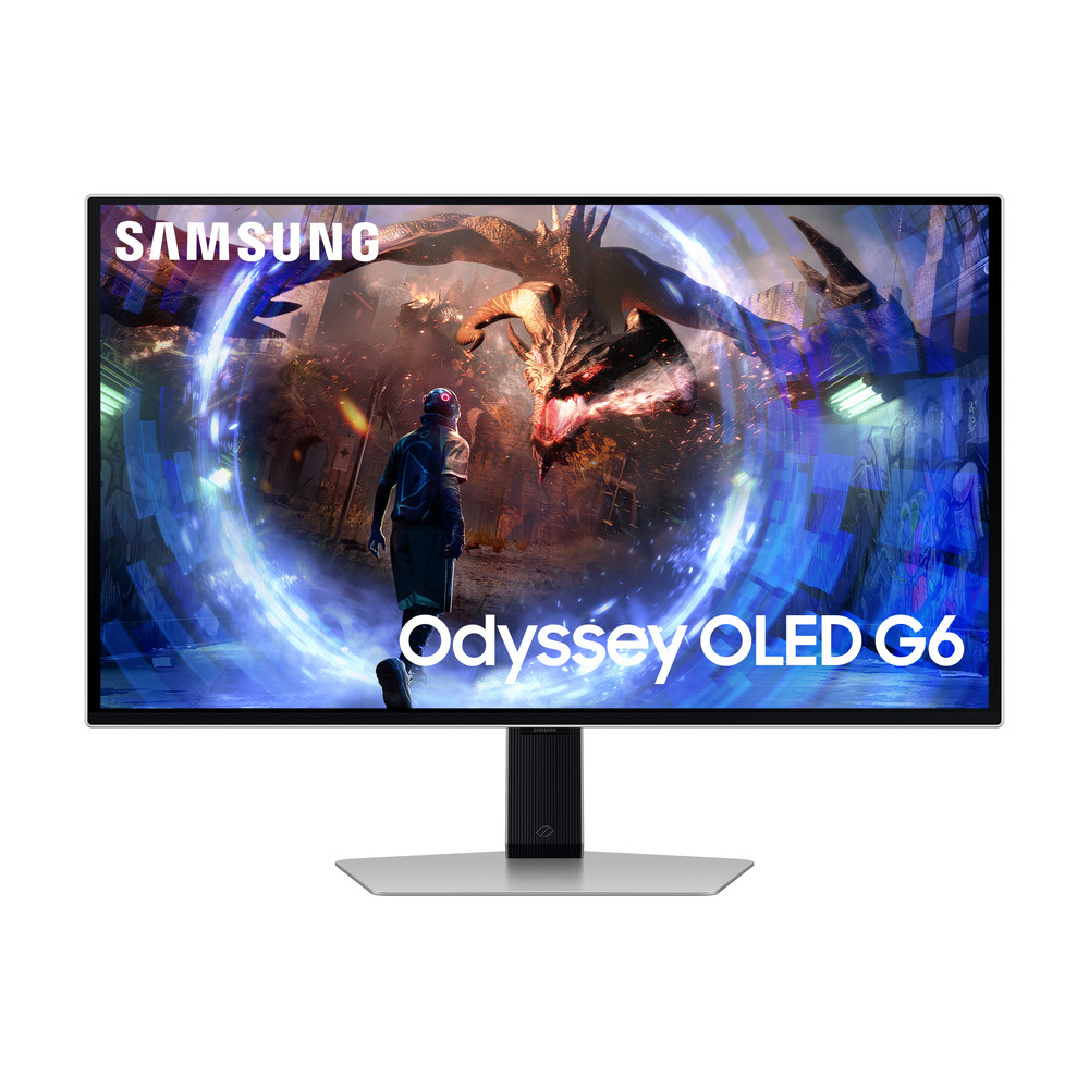 Samsung Odyssey G60SD, 68,6 cm (27'), 2560 x 1440 pixels, Quad HD, OLED, 0,03 ms, Argent LS27DG600SUXEN
