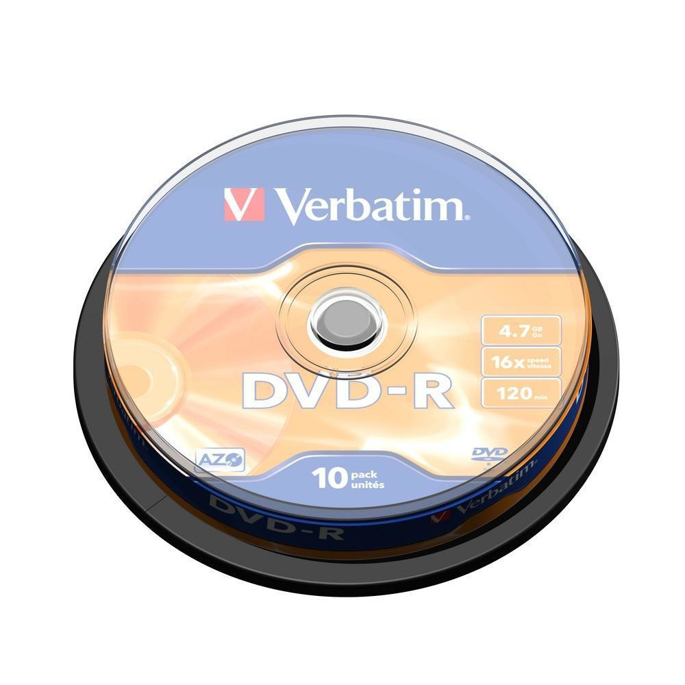 Verbatim DVD R 4.7 Go 16x par 10 spindle - vue 6