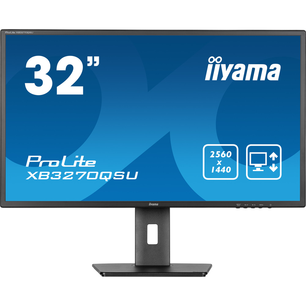 iiyama ProLite XB3270QSU-B1, 81,3 cm (32'), 2560 x 1440 pixels, Wide Quad HD, LED, 3 ms, Noir