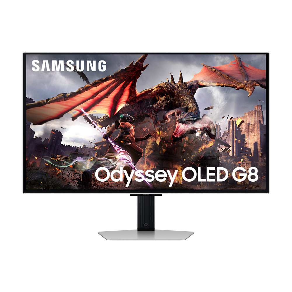 Samsung G80SD, 81,3 cm (32'), 3840 x 2160 pixels, 4K Ultra HD, OLED, 0,03 ms, Argent LS32DG800SUXEN