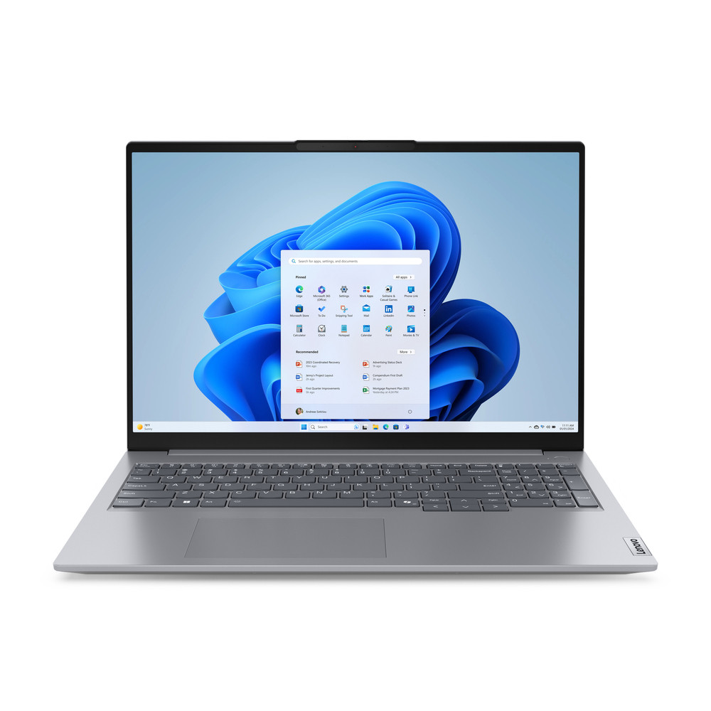 Lenovo ThinkBook 16, AMD Ryzen 7, 3,2 GHz, 40,6 cm (16'), 1920 x 1200 pixels, 16 Go, 512 Go 21MW0010FR