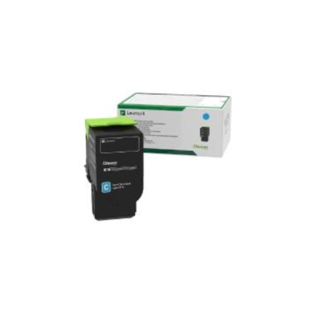 Lexmark Cyan original boîte cartouche de toner LCCP LRP - vue 5