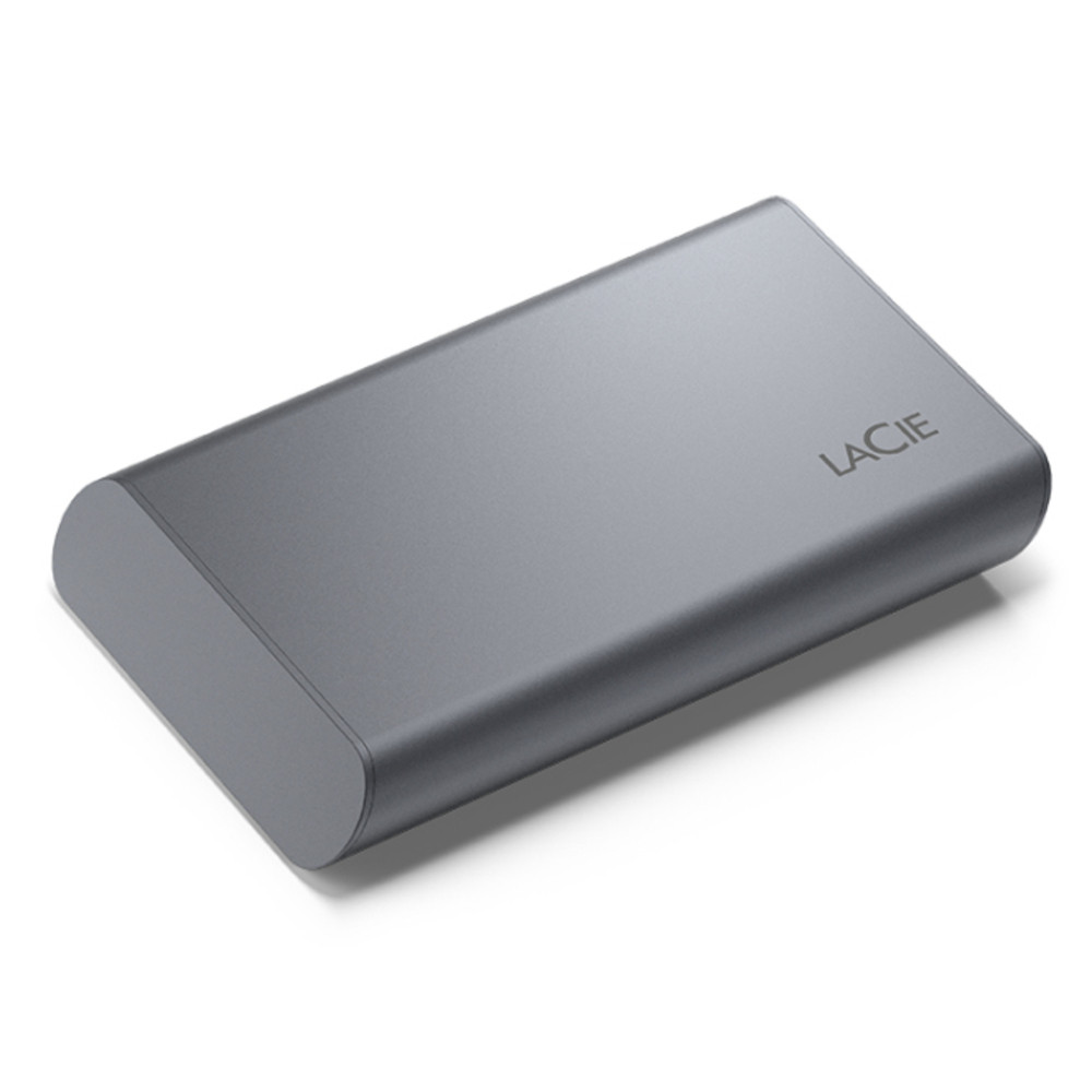 LaCie Mobile SSD Secure, 2 To, USB Type-C, 3.2 Gen 2 (3.1 Gen 2), 1050 Mo/s, Protection par mot de passe, Gris STKH2000800