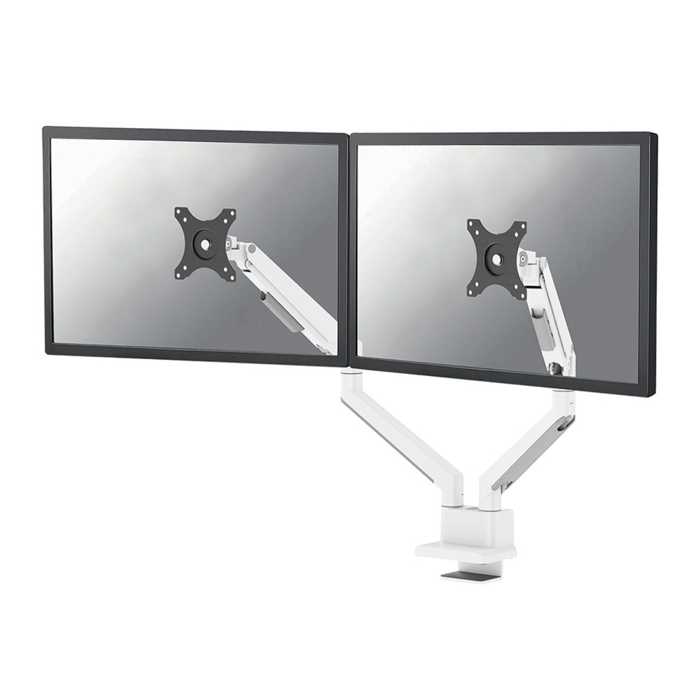 Neomounts support moniteur de bureau, Collier de serrage/ passe-fil, 9 kg, 43,2 cm (17'), 81,3 cm (32'), 100 x 100 mm, Blanc DS70-250WH2