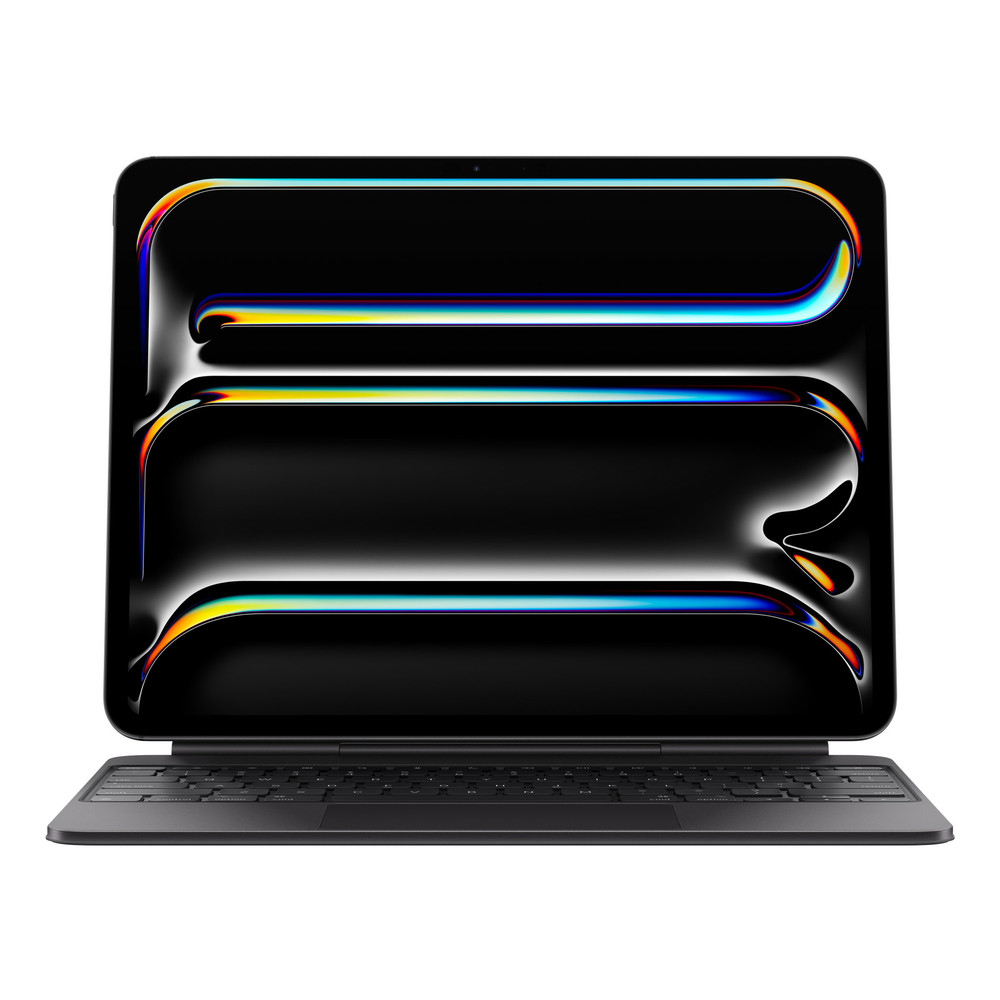 Apple Magic Keyboard pour iPad Pro 13 pouces (M4) - Français - Noir, AZERTY, Français, Trackpad, Commutateur de touche « ciseaux », 1 mm, Apple MWR53F