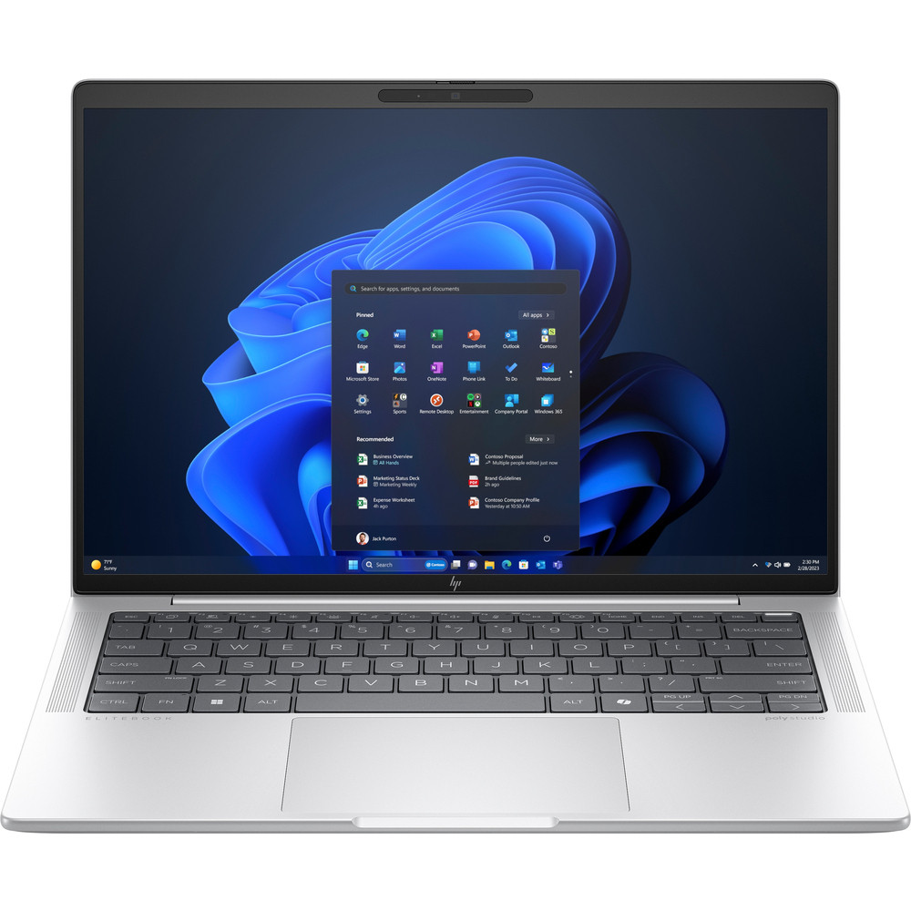 HP EliteBook 1040 G11, Intel Core Ultra 7, 35,6 cm (14'), 1920 x 1200 pixels, 16 Go, 512 Go, Windows 11 Pro 8A4W3EA