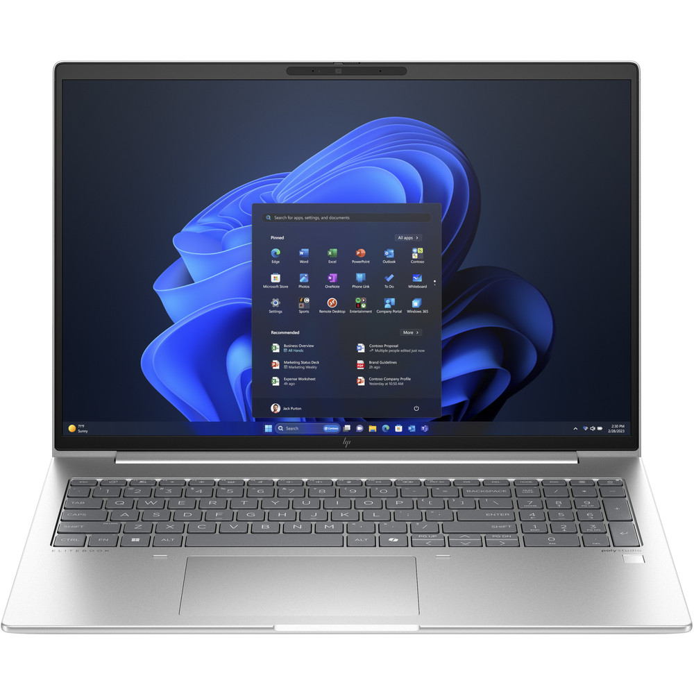 HP EliteBook 665 G11, AMD Ryzen 5, 40,6 cm (16'), 1920 x 1200 pixels, 16 Go, 512 Go, Windows 11 Pro 9B9X9EA