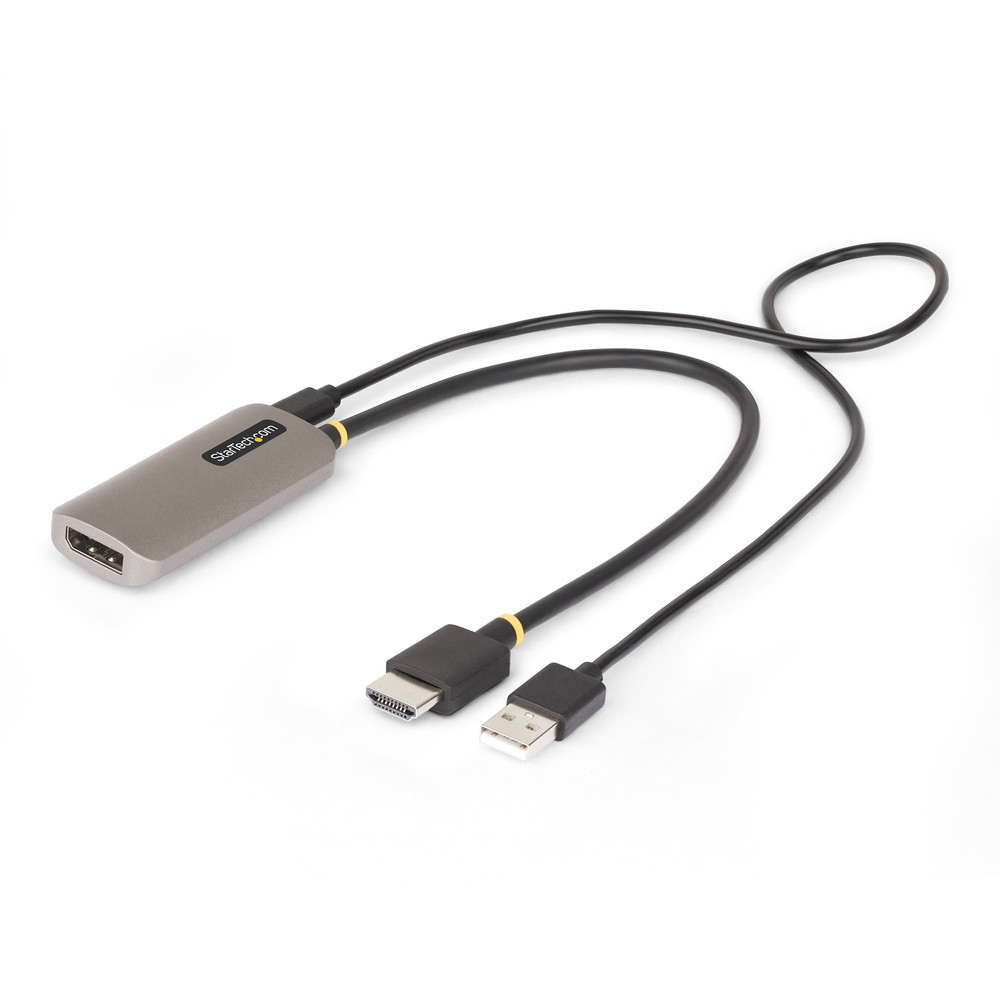 StarTech.com Câble Adaptateur HDMI vers DisplayPort de 30cm, 8K 60Hz, Convertisseur Vidéo Actif HDMI 2.1 vers DP 1.4, Câble HDMI vers DisplayPort 1.4,