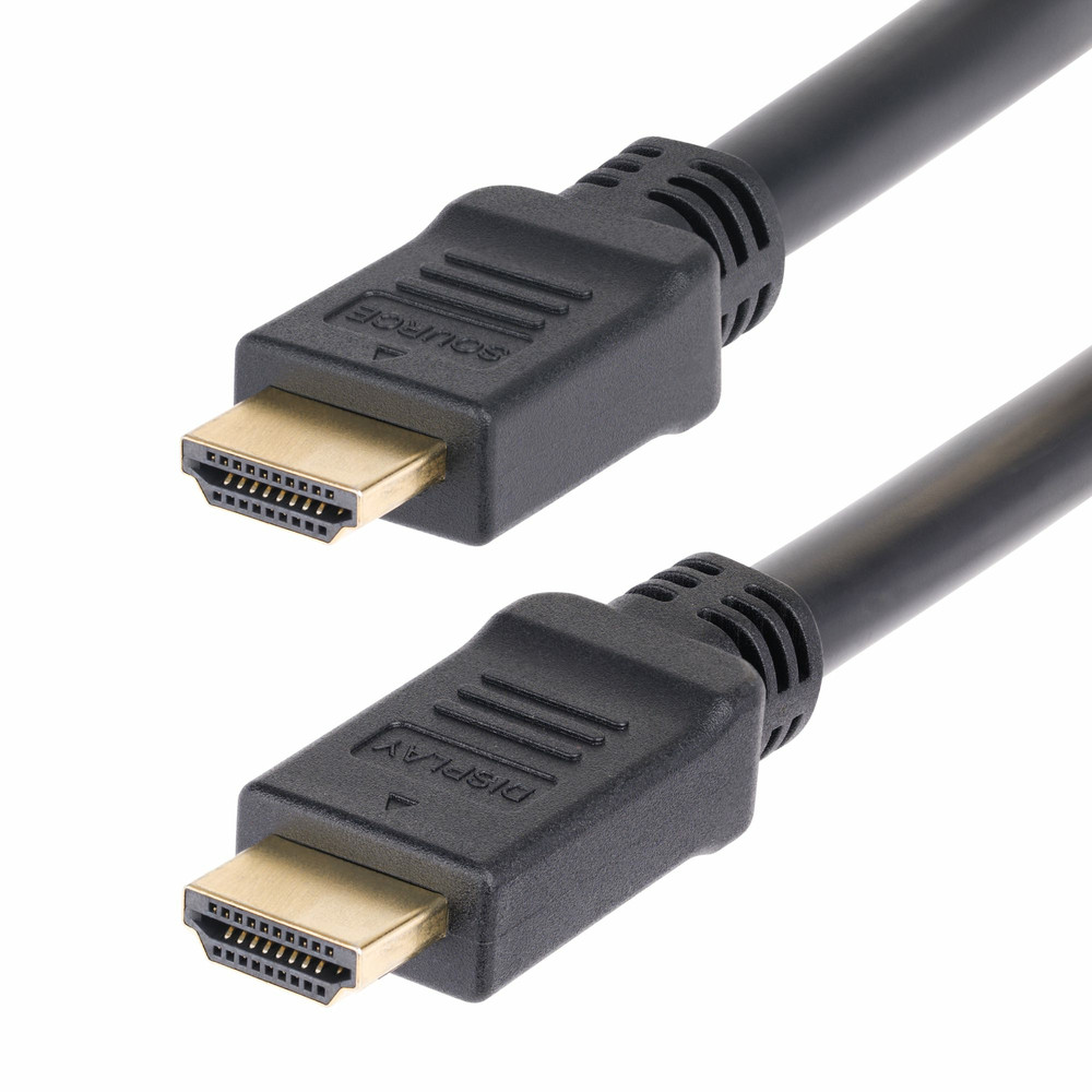 StarTech.com Câble HDMI 2.0 de 15 m, CMP, Classé Plenum, Câble HDMI Haut Débit, 4K 60Hz, HDR10/HDCP 2.2/ARC, Cordon HDMI Mural CMP, 15 m, HDMI Type A