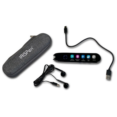 I.R.I.S. IRISPen Reader 8, 90 DPI, Stylo scanner, Noir, Blanc, LCD, Boutons, Tactile, 5 MP 463244