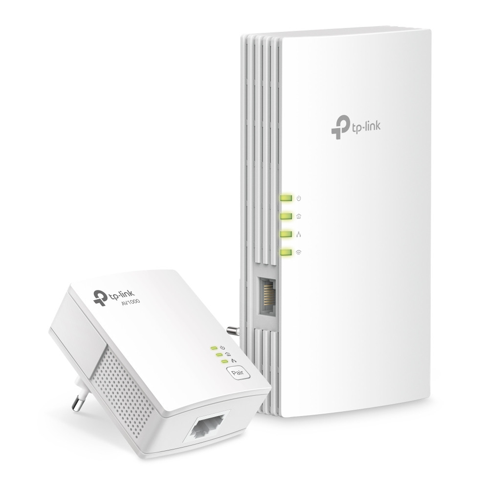 TP Link TL WPA7817 KIT adattatore di rete PowerLine 1000 Mbit/ Collegamento ethernet LAN Wi Fi Bianco - vue 2