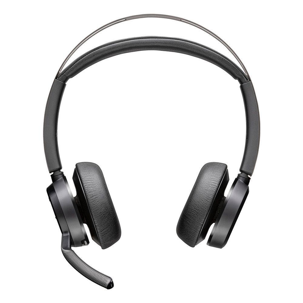 HP POLY Poly Micro-casque Voyager Focus 2 USB-C-C + adaptateur USB-C/A, Sans fil, Bureau/Centre d'appels, 175 g, Casque, Noir 9T9J3AA