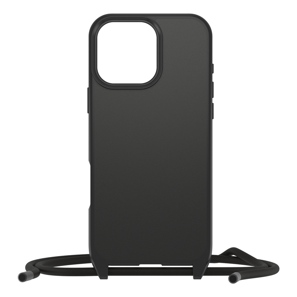 OtterBox React Necklace Series pour MagSafe pour iPhone 16 Pro Max, Noir, Housse, Apple, iPhone 16 Pro Max, 17,5 cm (6.9'), Noir 77-96832