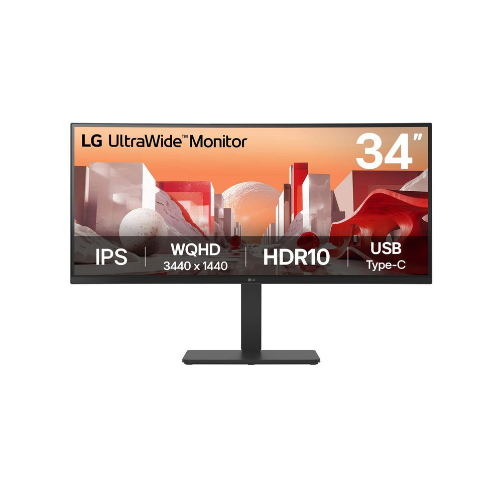 LG 34BA75QE-B, 86,4 cm (34'), 3440 x 1440 pixels, Wide Quad HD, LCD, 5 ms, Noir 34BA75QE-B.AEU