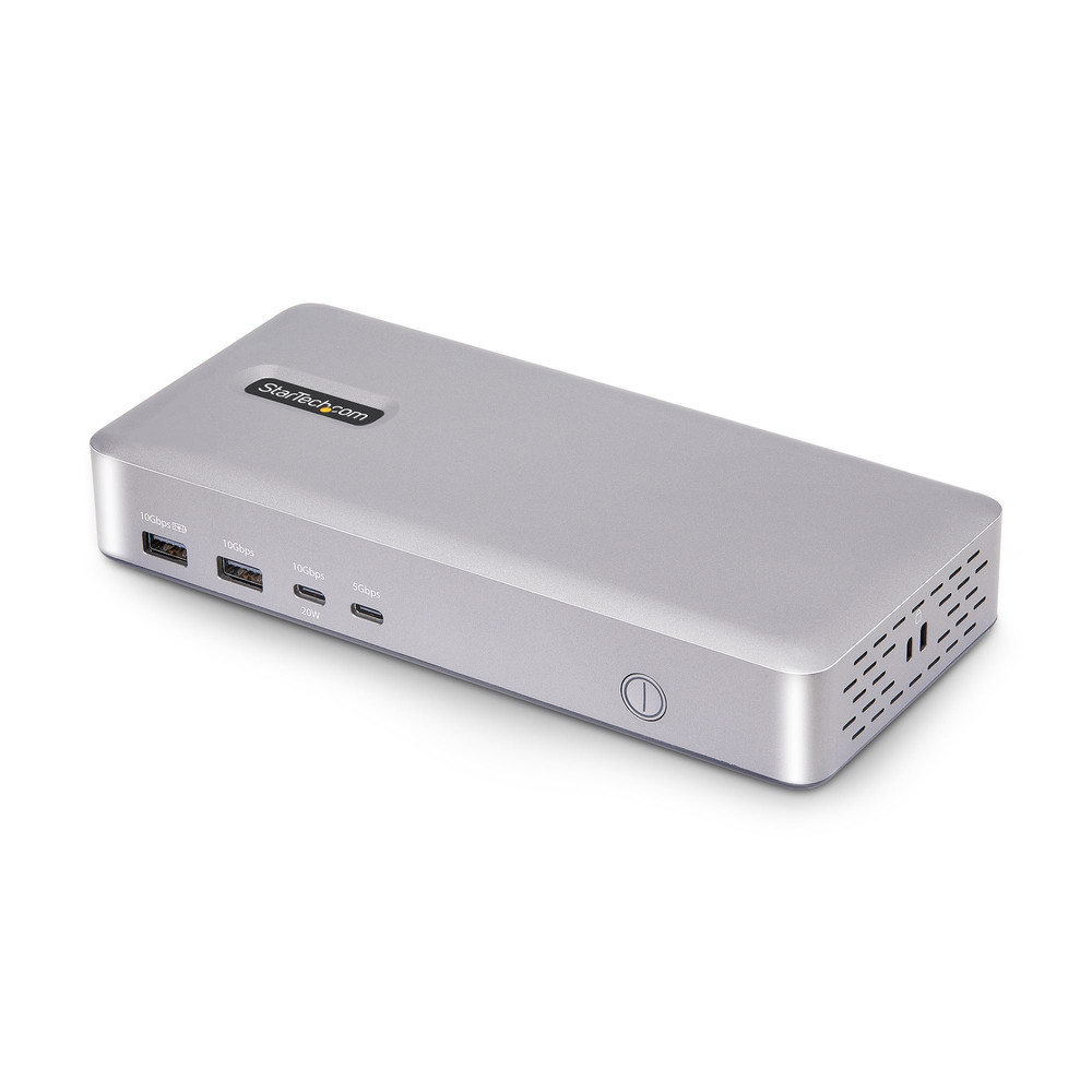 StarTech.com Station d'Accueil USB4, USB-C 40Gbps, Double Vidéo HDMI, Jusqu'à 2x 4K 60Hz 4:4:4 (RGB) ou 2x 4K 120Hz 4:2:2, Dock Multi-Moniteur, 6x USB