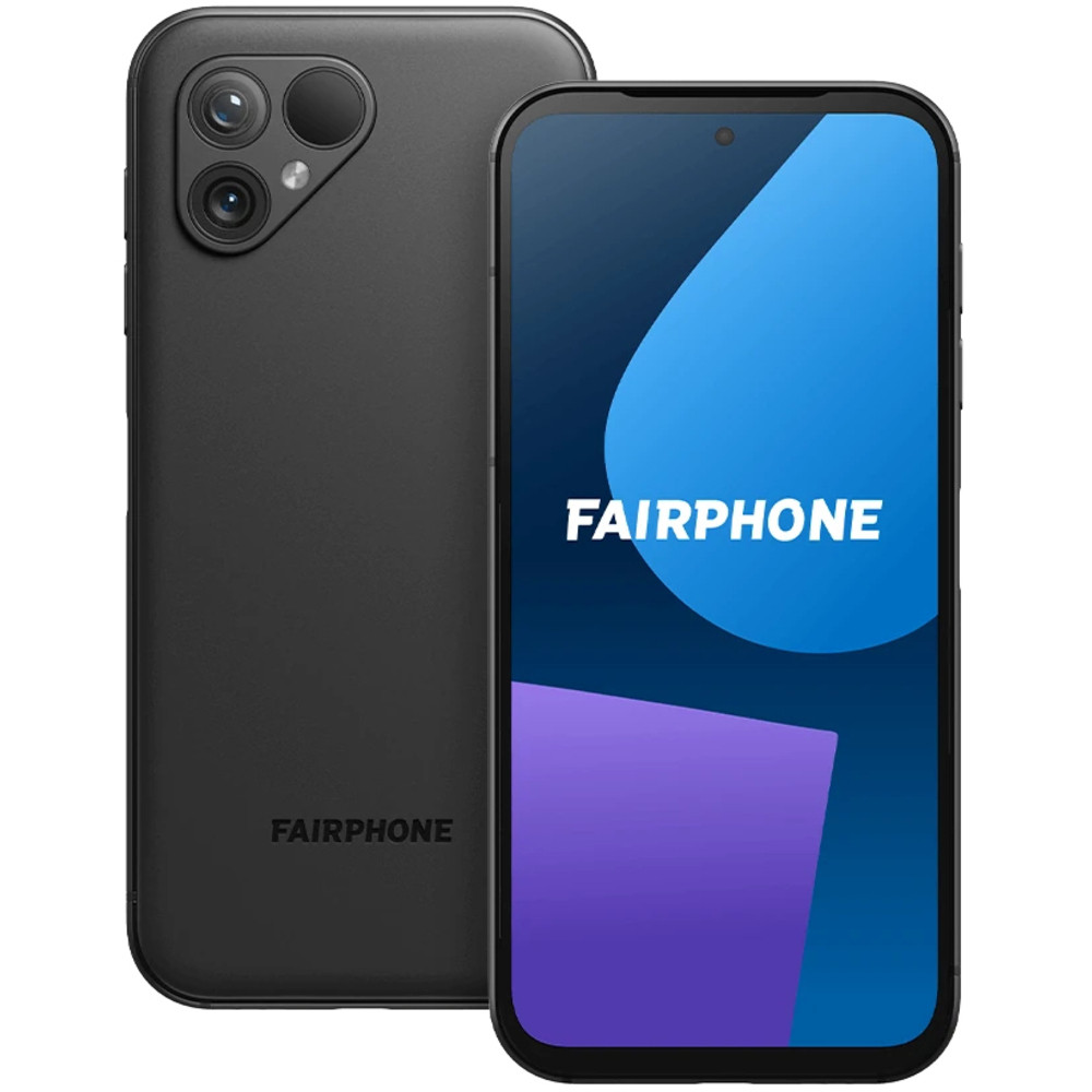 Fairphone 5, 16,4 cm (6.46'), 6 Go, 128 Go, 50 MP, Android 13, Noir F5FPHN-1ZW-EU1