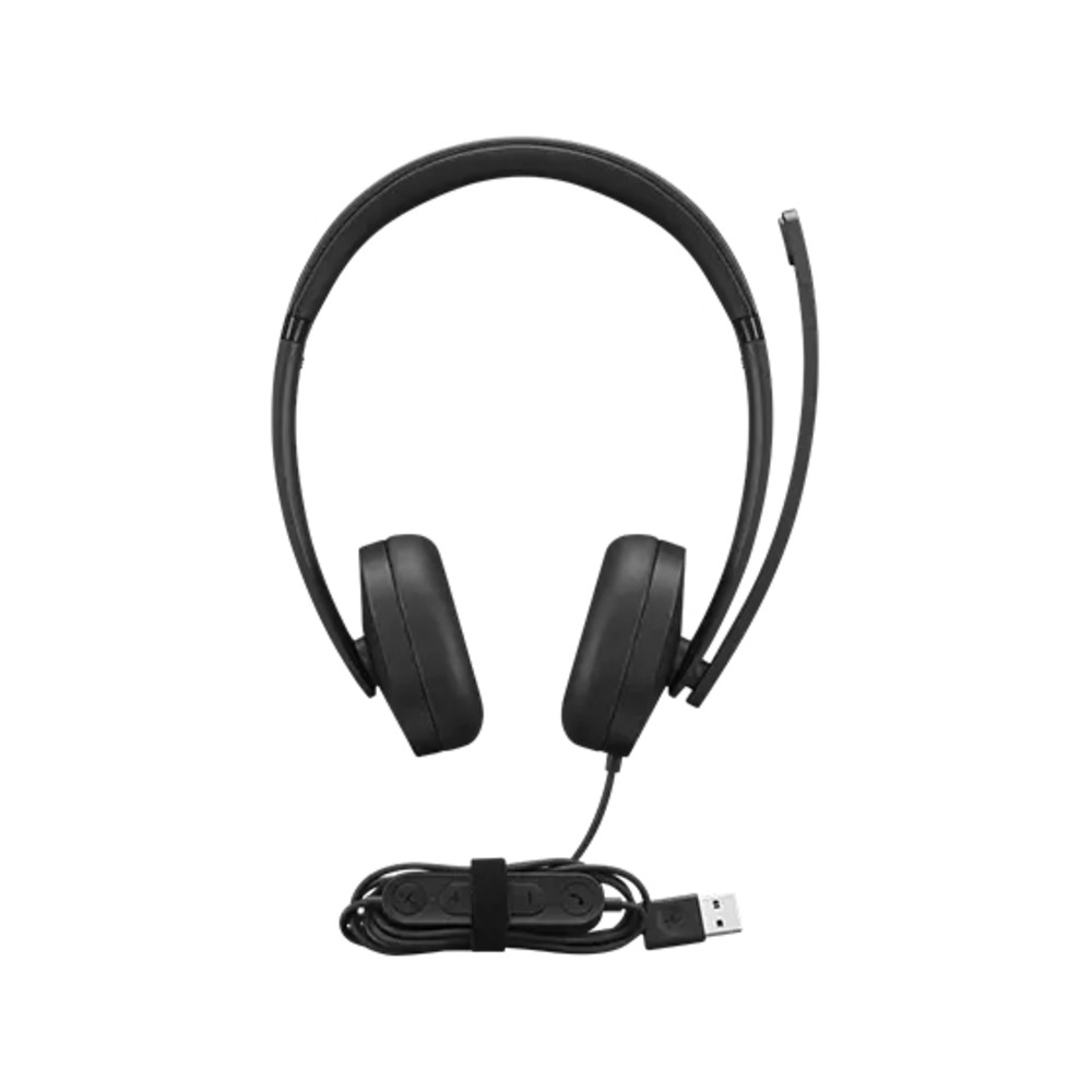 Lenovo 4XD1P83425, Avec fil, Appels/Musique, 20 - 20000 Hz, 140 g, Casque, Noir
