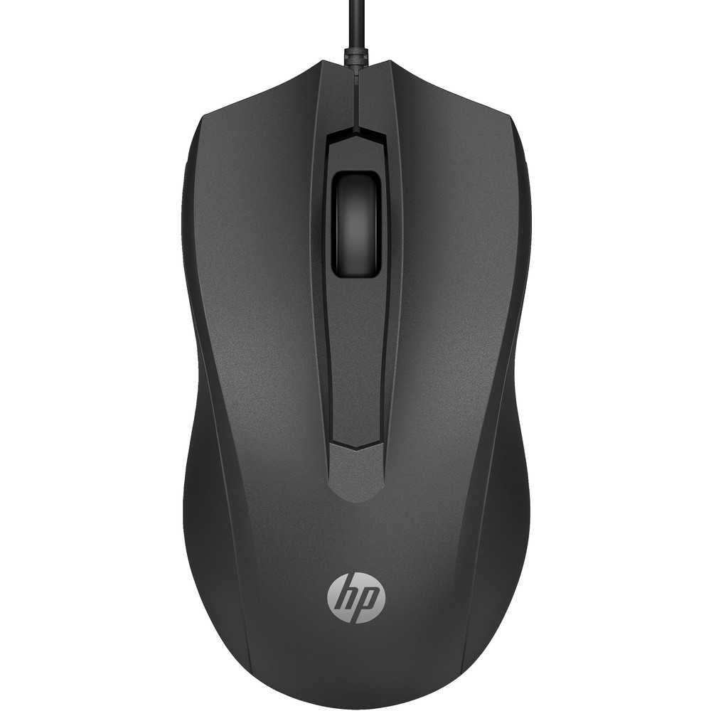 HP Wired Mouse 105, Ambidextre, Optique, USB Type-A, 1600 DPI, Noir 822M9UT#ABB