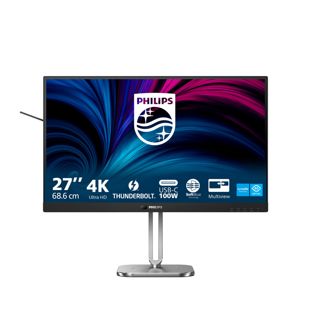 Philips 6000 series 27B2U6903/00, 68,6 cm (27'), 3840 x 2160 pixels, 4K Ultra HD, LED, 4 ms, Anthracite