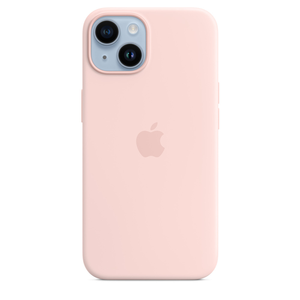 Coque Apple en silicone avec MagSafe pour iPhone 14