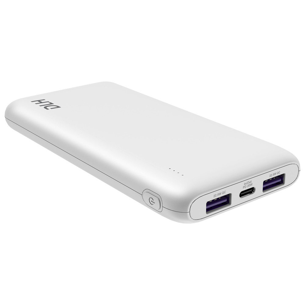 DLH DY-BE5118, 10000 mAh, Quick Charge 1.0, Blanc