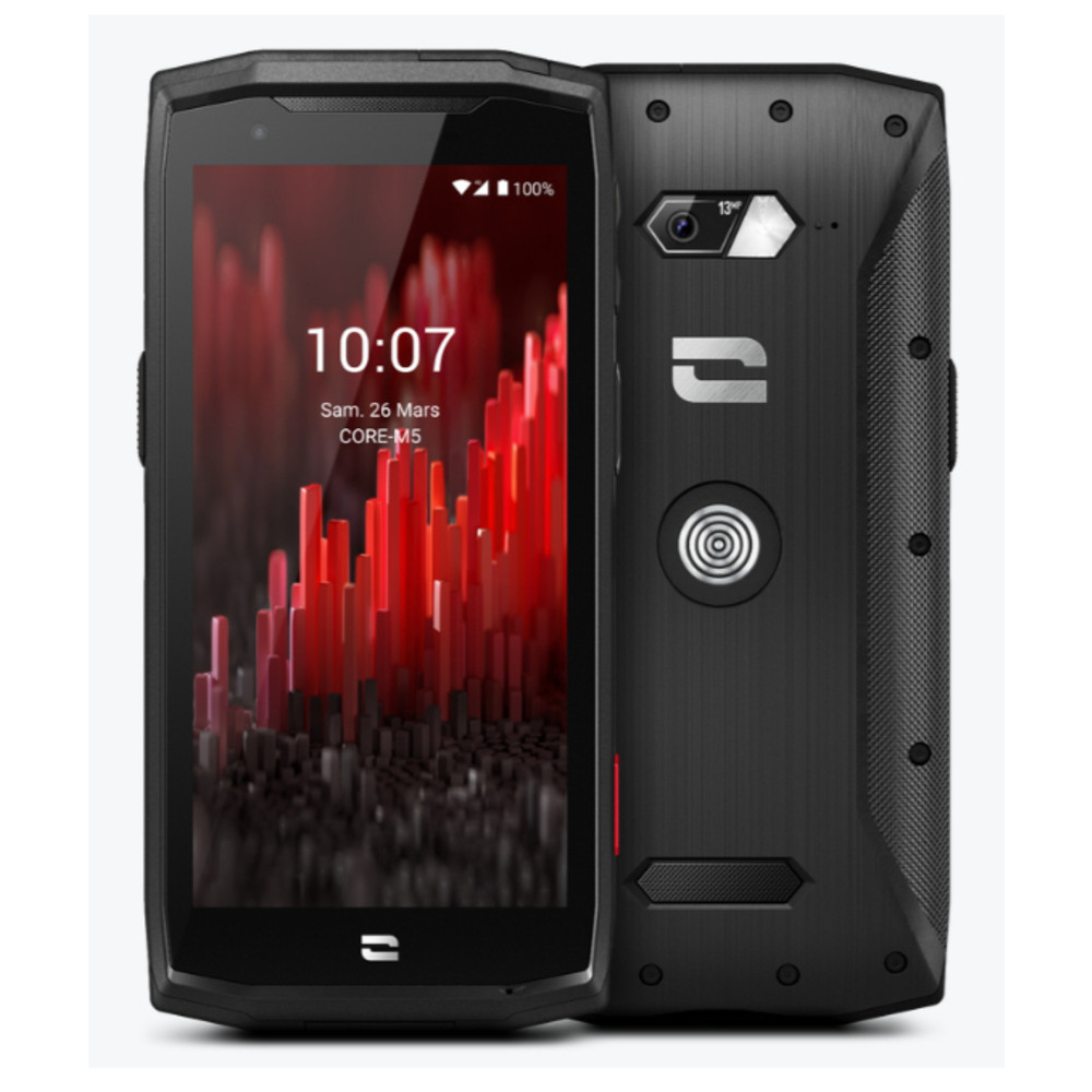 Crosscall CORE-M5, 12,6 cm (4.95'), 960 x 480 pixels, 4 Go, 64 Go, 13 MP, Noir 1001012701335