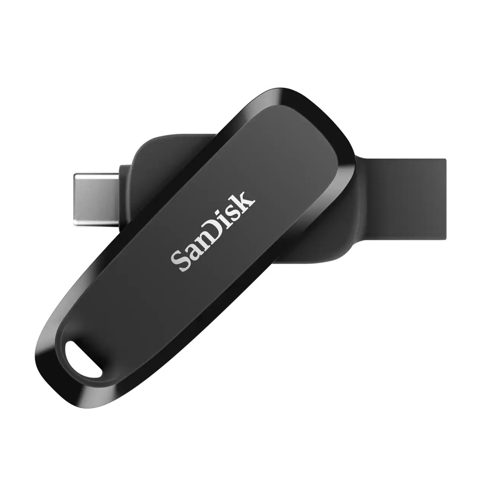 SanDisk SDDDC6-032G-G46, 32 Go, USB Type-C, 3.2 Gen 1 (3.1 Gen 1), 100 Mo/s, Pivotant, Noir