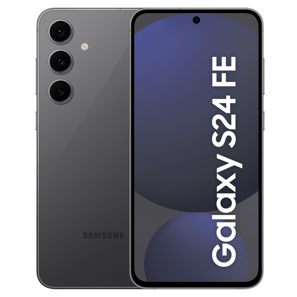 Samsung Galaxy S24 FE, 15,8 cm (6.2'), 8 Go, 128 Go, 50 MP, Android 14, Graphite SM-S721BZKDEUB