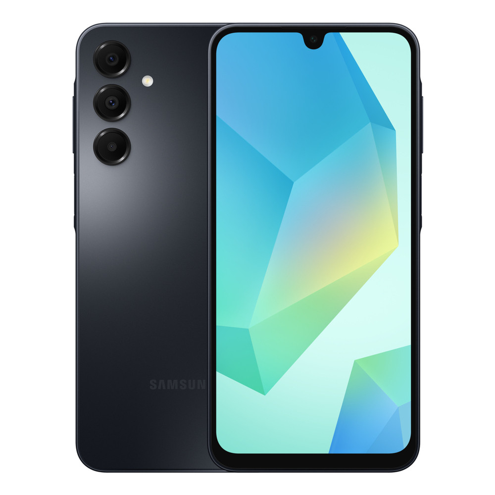 Samsung Galaxy A16 , 17 cm (6.7'), 1080 x 2340 pixels, 4 Go, 128 Go, 50 MP, Noir SM-A165FZKBEUB